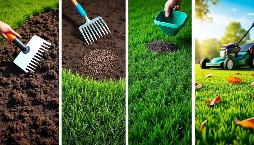 découvrez comment obtenir un gazon parfait grâce à nos conseils complets : préparation du sol, semis adapté et entretien saison par saison pour une pelouse verdoyante toute l'année.