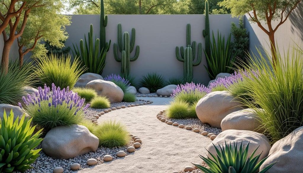 découvrez comment créer un jardin sec sans arrosage avec des plantes résistantes et une déco minérale pour un espace naturel, esthétique et facile d'entretien.