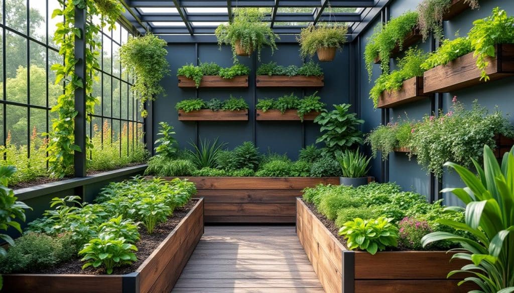 découvrez comment optimiser les petits espaces extérieurs avec des jardins verticaux et des bacs surélevés pour un aménagement pratique et esthétique.