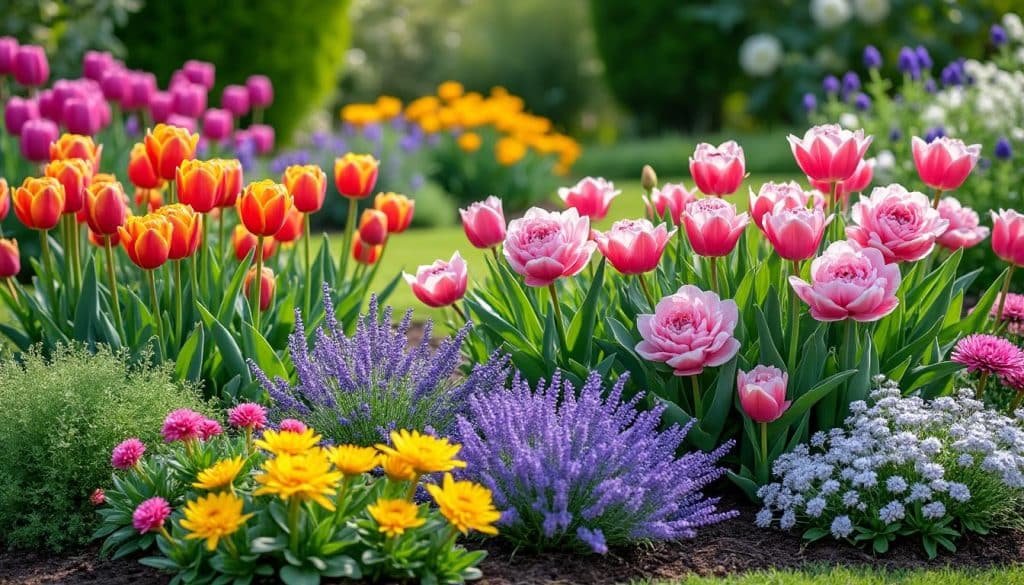découvrez nos conseils pour créer des massifs fleuris toute l’année grâce à des associations de plantes harmonieuses et durables.