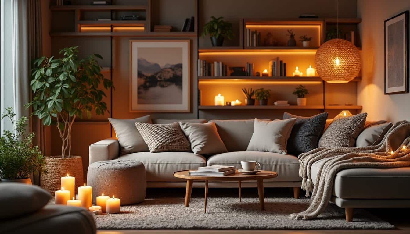 découvrez comment transformer votre salon en un espace cocooning grâce à des astuces déco simples et chaleureuses pour un intérieur confortable et accueillant.