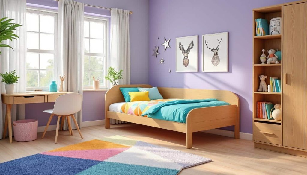 découvrez des idées créatives de décoration avec des meubles adaptés pour une chambre d’enfant, alliant confort, fonctionnalité et style pour un espace ludique et cosy.