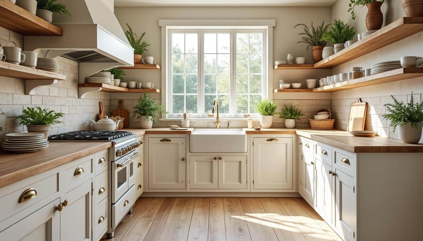découvrez comment le bois clair sublime les cuisines de style champêtre en apportant une touche chaleureuse et douce à votre décoration intérieure.