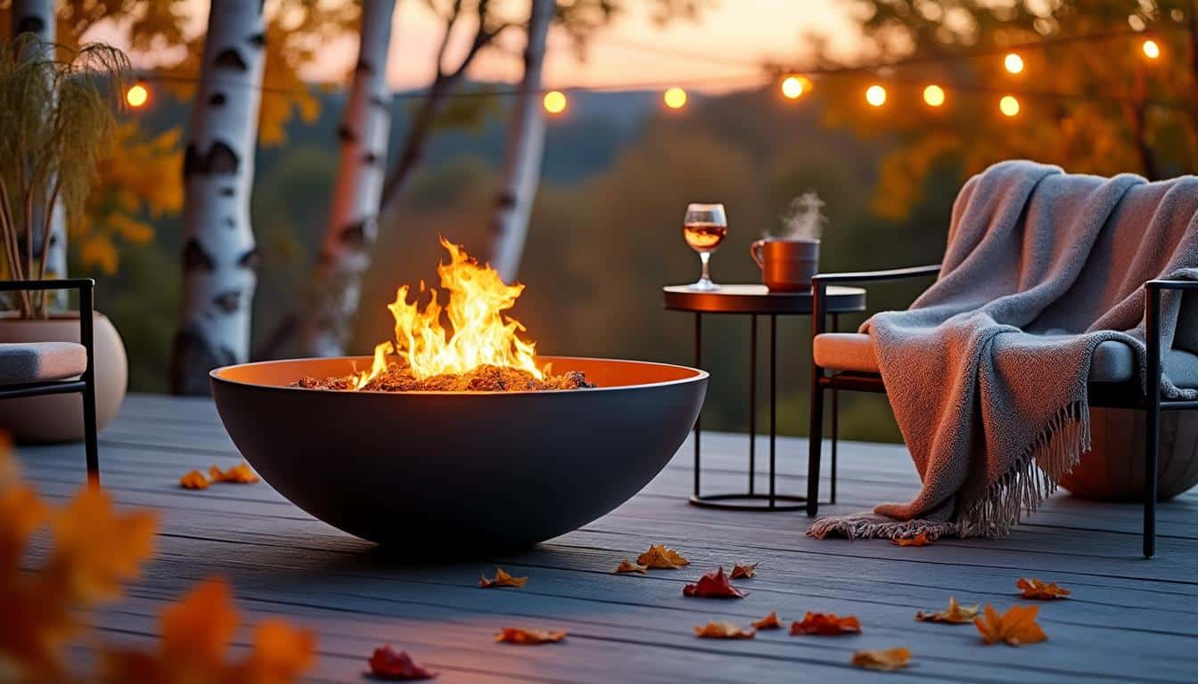 découvrez comment le brasero moderne transforme votre terrasse en un espace convivial et chaleureux, idéal pour profiter de l'automne en toute saison.