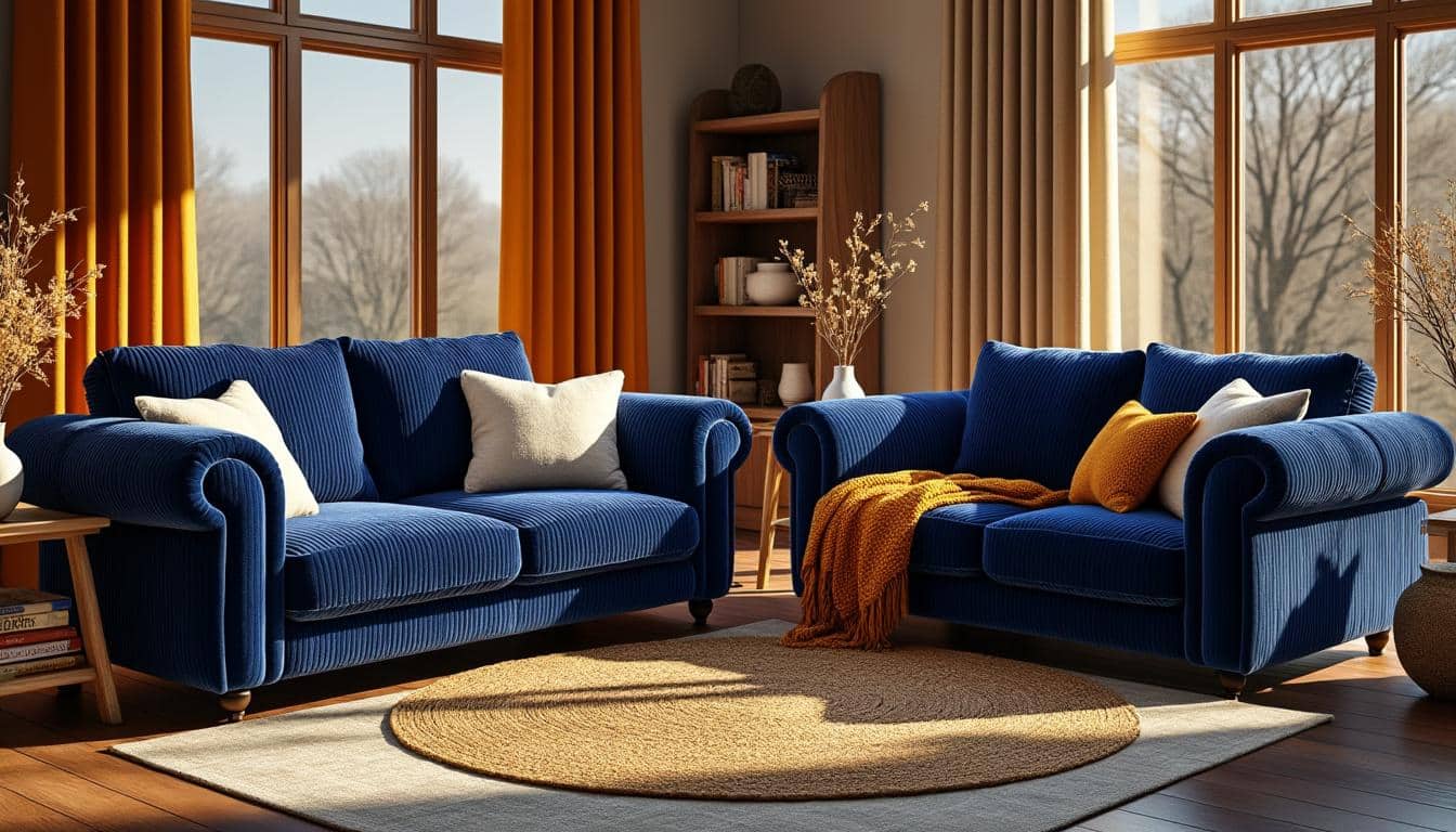 découvrez comment le velours côtelé apporte chaleur et élégance aux canapés de salon pour une ambiance cosy et tendance.