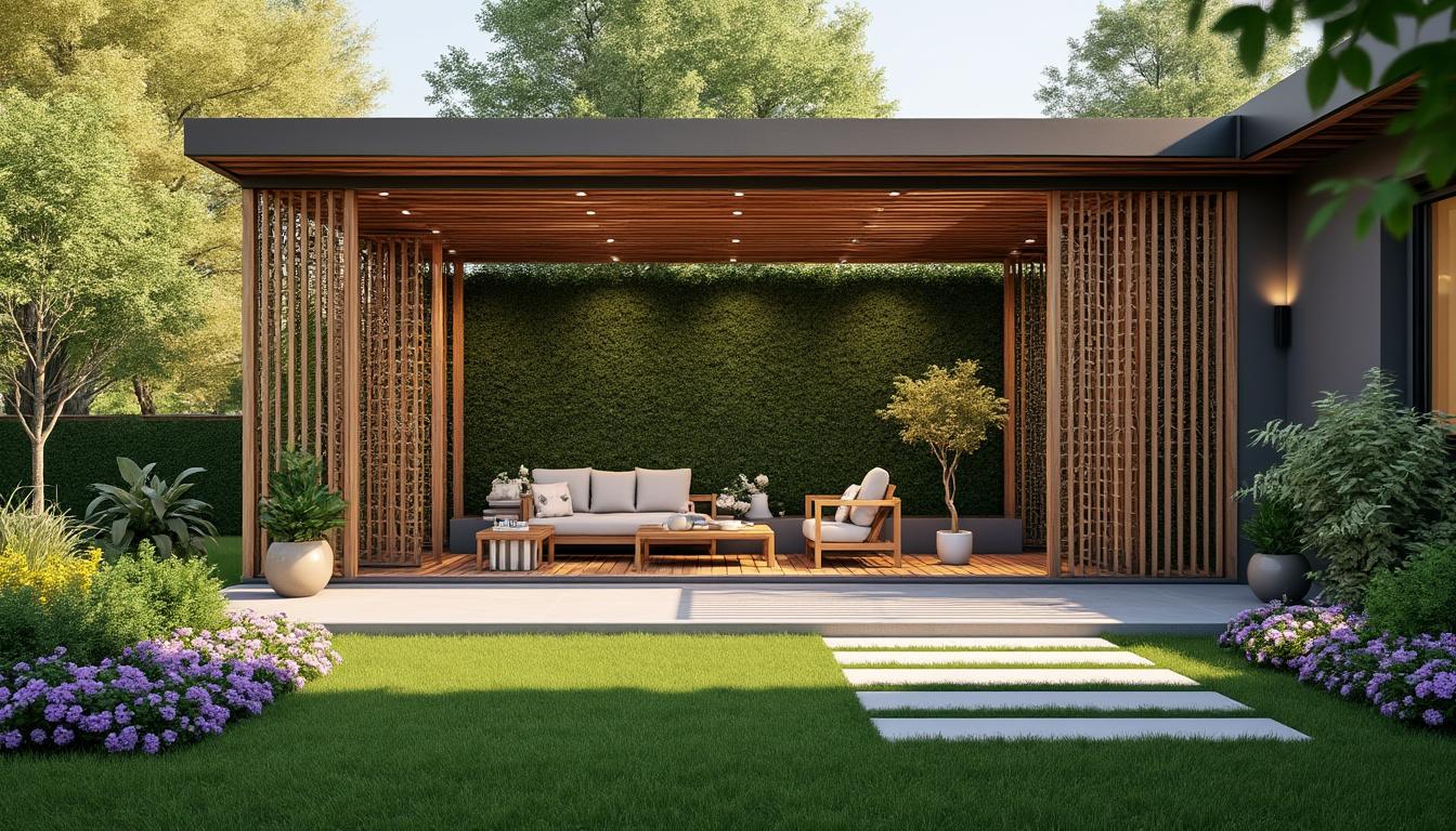 découvrez comment les cloisons de jardin assurent une protection efficace de l'intimité des résidents en créant un espace extérieur paisible et intime.