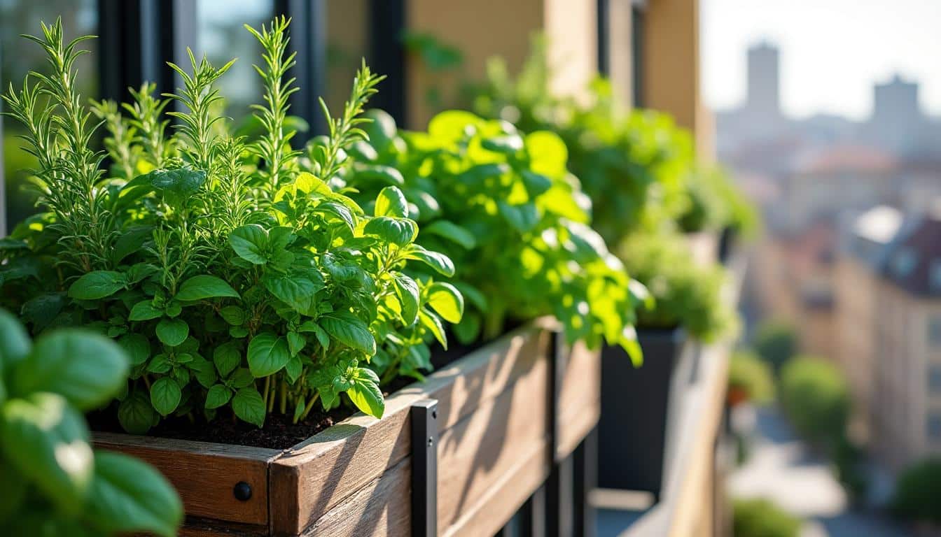découvrez comment cultiver facilement des herbes aromatiques dans vos jardinières de balcon pour un jardin frais et parfumé toute l'année.