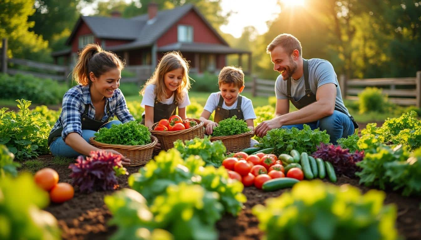 découvrez comment un jardin potager peut nourrir toute la famille avec des produits frais, sains et cultivés maison.