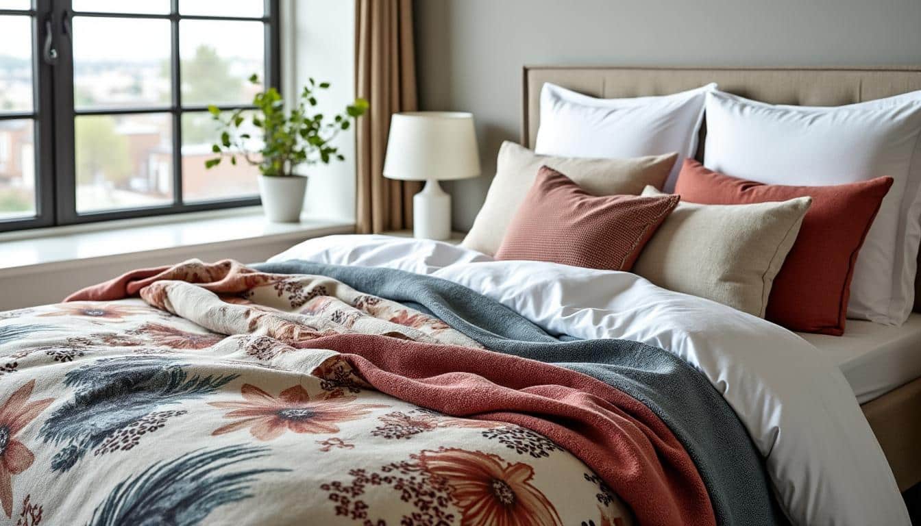 découvrez comment le mélange de motifs apporte énergie et style à vos parures de lit pour une chambre moderne et accueillante.