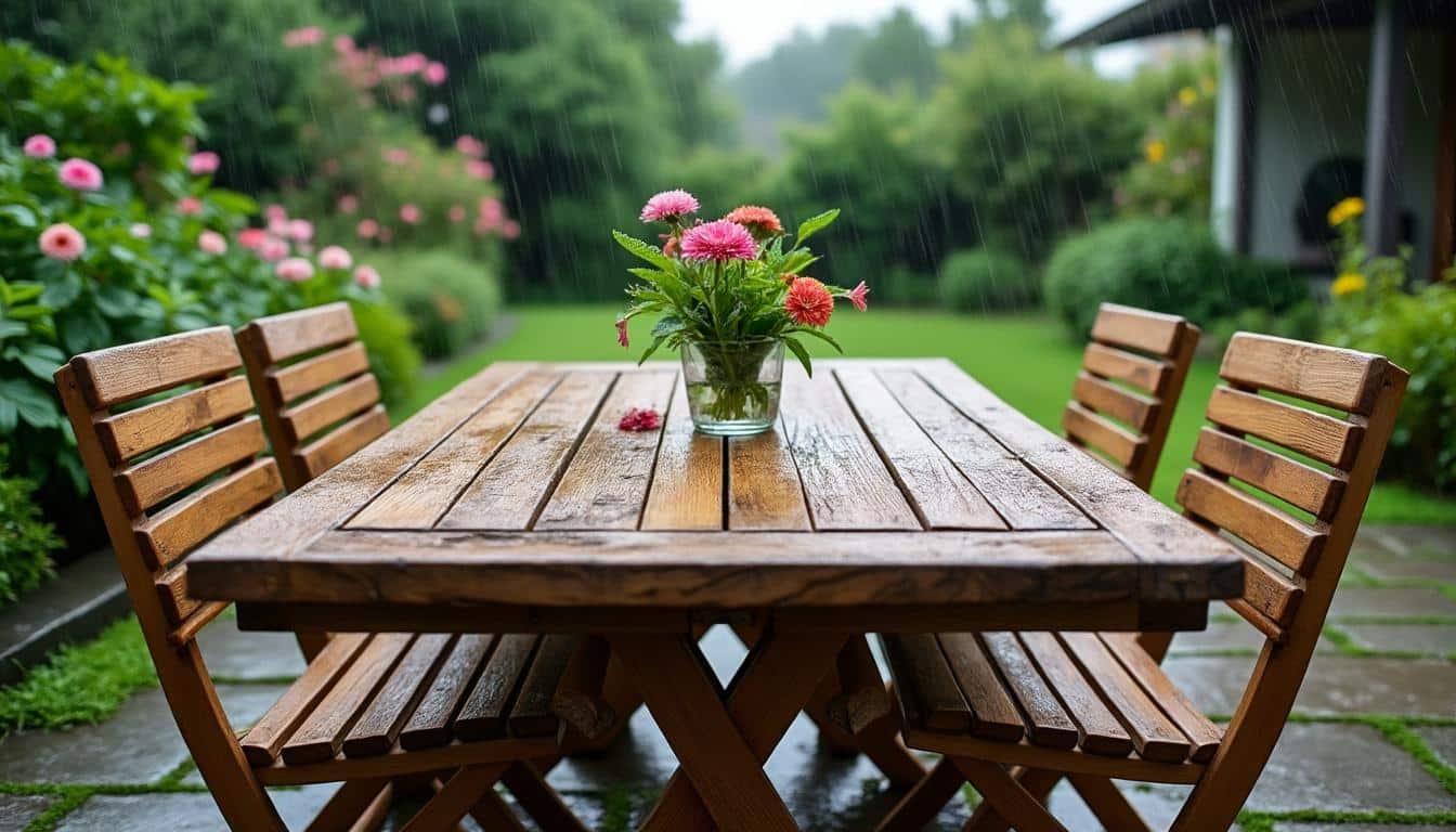 découvrez comment le mobilier de jardin en teck allie élégance et durabilité, résistant naturellement aux intempéries sans nécessiter de traitements chimiques.