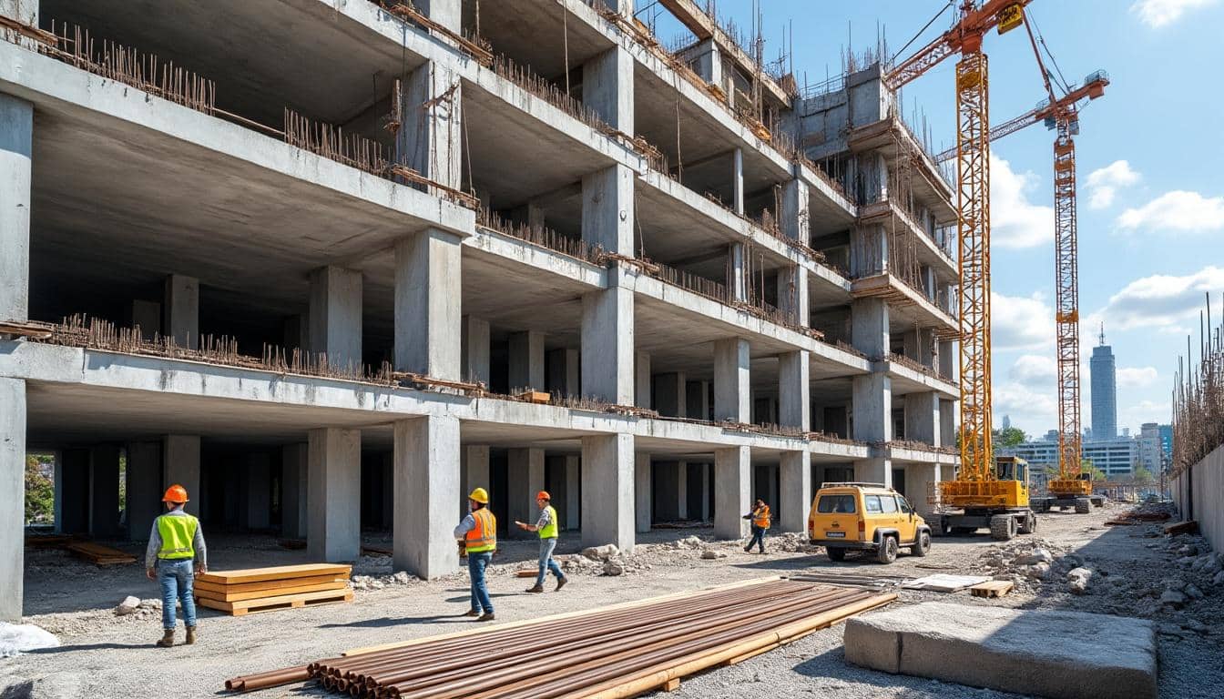 découvrez l'importance des travaux de gros œuvre, essentiels pour assurer la solidité et la stabilité de la structure d'un immeuble.