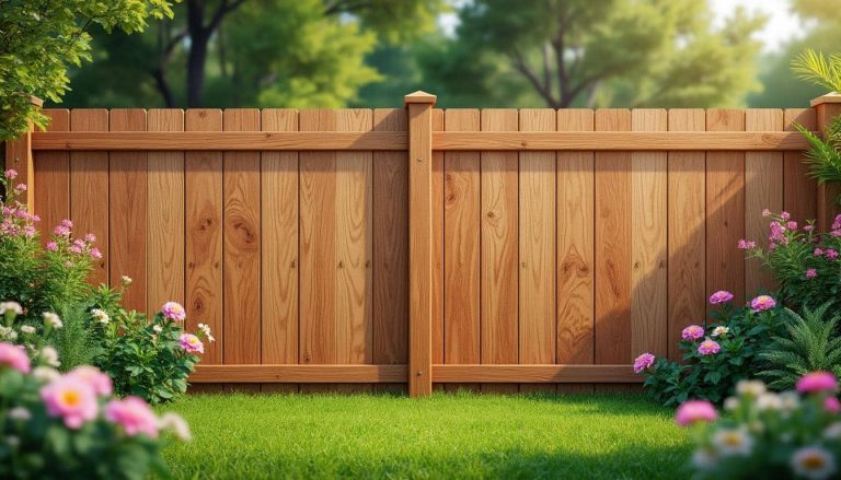 découvrez la clôture en bois composite qui offre l'aspect naturel du bois avec la durabilité et la facilité d'entretien du composite, idéale pour sublimer votre extérieur.