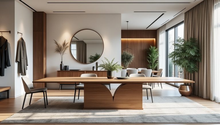 découvrez comment une console extensible peut transformer votre entrée en une salle à manger fonctionnelle et élégante, optimisant ainsi votre espace avec style.