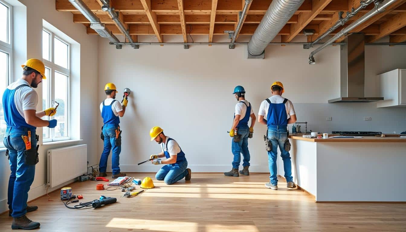 découvrez comment la rénovation d'appartement coordonne efficacement les différents corps de métier pour un projet harmonieux et réussi.