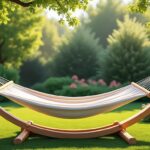 découvrez le hamac sur pied, l'accessoire idéal pour une sieste relaxante au cœur de votre jardin. profitez du confort et de la détente en plein air.