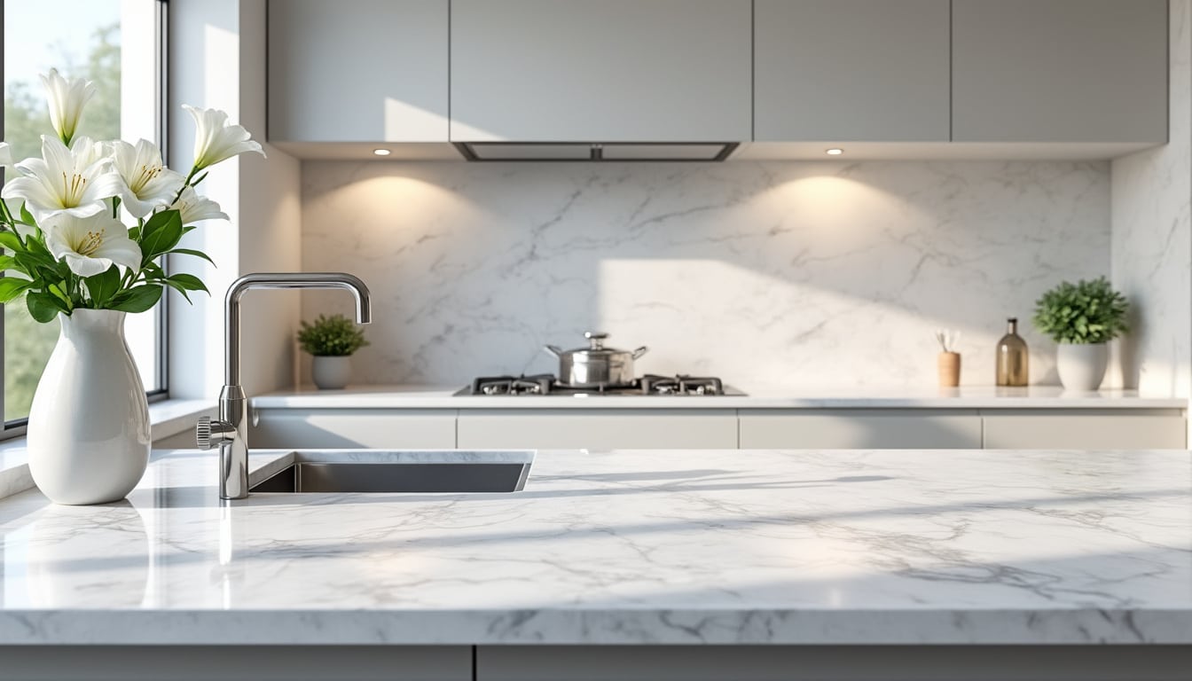 découvrez comment le marbre blanc sublime les plans de travail des cuisines en apportant élégance, luminosité et durabilité à votre espace culinaire.