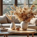 découvrez comment les fleurs séchées apportent une touche déco naturelle et durable à vos tables basses, alliant charme et longévité.