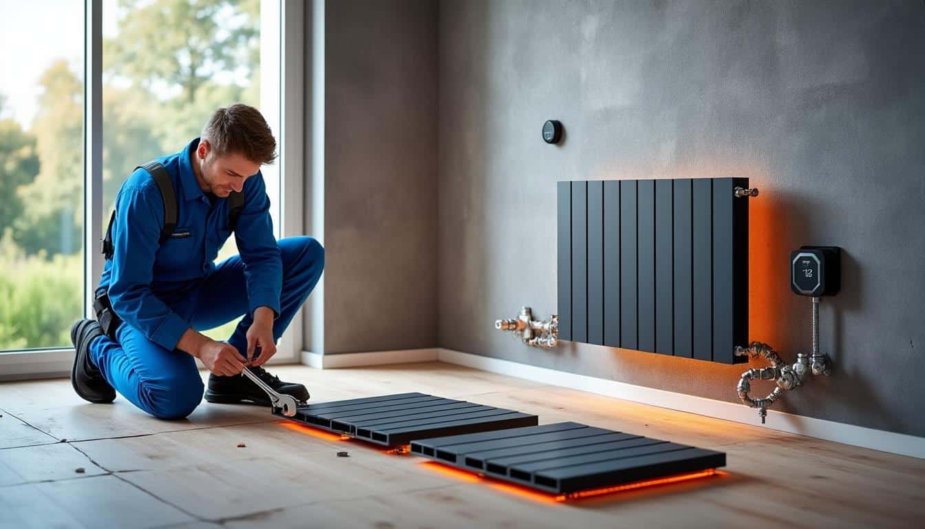 découvrez nos travaux de chauffage spécialisés dans l'installation de radiateurs basse température pour un confort optimal et une économie d'énergie.