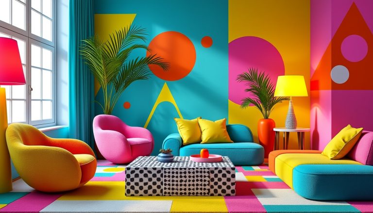 découvrez le style memphis, une tendance déco audacieuse qui utilise des couleurs vives pour transformer vos espaces avec originalité et énergie.