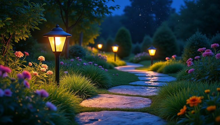découvrez comment les lampes solaires éclairent et balisent vos allées de jardin la nuit, alliant écologie et sécurité pour un extérieur charmant et pratique.