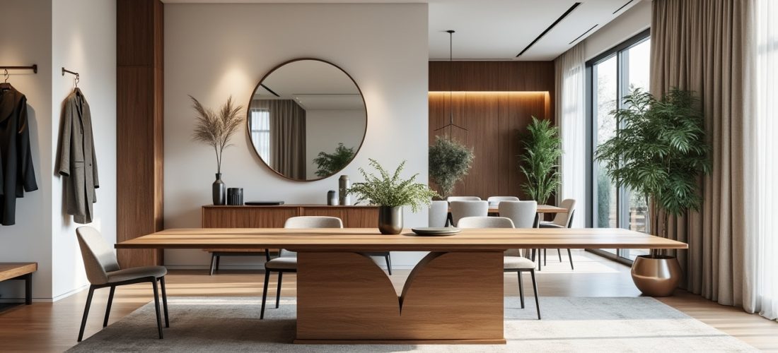 découvrez comment une console extensible peut transformer votre entrée en une salle à manger fonctionnelle et élégante, optimisant ainsi votre espace avec style.