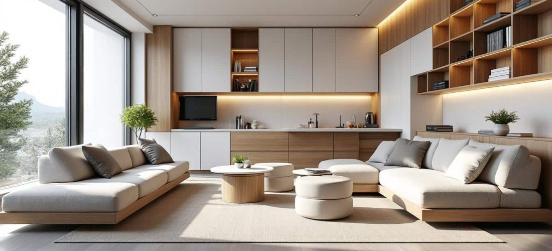 découvrez comment l'aménagement intérieur avec des meubles modulables optimise l'espace de votre maison pour un design fonctionnel et élégant.