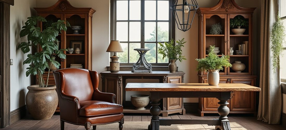 découvrez le style campagne chic alliant bois patiné et fer forgé pour une décoration chaleureuse et élégante.