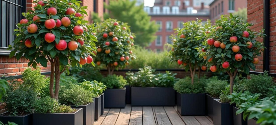 découvrez comment les arbres fruitiers nains s'adaptent parfaitement aux petits jardins urbains, offrant une solution esthétique et productive pour cultiver vos fruits en ville.