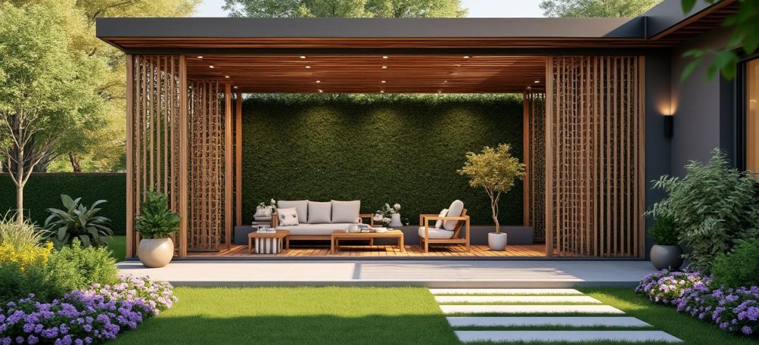 découvrez comment les cloisons de jardin assurent une protection efficace de l'intimité des résidents en créant un espace extérieur paisible et intime.