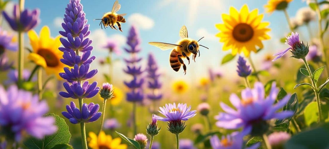 découvrez comment les fleurs mellifères attirent les abeilles pollinisatrices en été, favorisant la biodiversité et la pollinisation dans votre jardin.