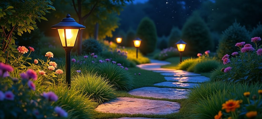découvrez comment les lampes solaires éclairent et balisent vos allées de jardin la nuit, alliant écologie et sécurité pour un extérieur charmant et pratique.