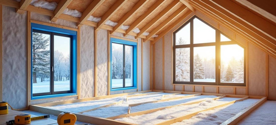les travaux d'isolation thermique permettent de réduire efficacement les pertes de chaleur dans votre foyer, améliorant ainsi le confort et réalisant des économies d'énergie.